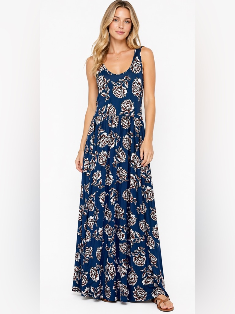 Matilda Jane Floral Maxi Tank Dress NWOT